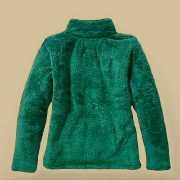 NWOT PINK Victoria’s Secret Sherpa Fleece Half Zip Pullover Jacket in Green XS - Picture 2 of 14